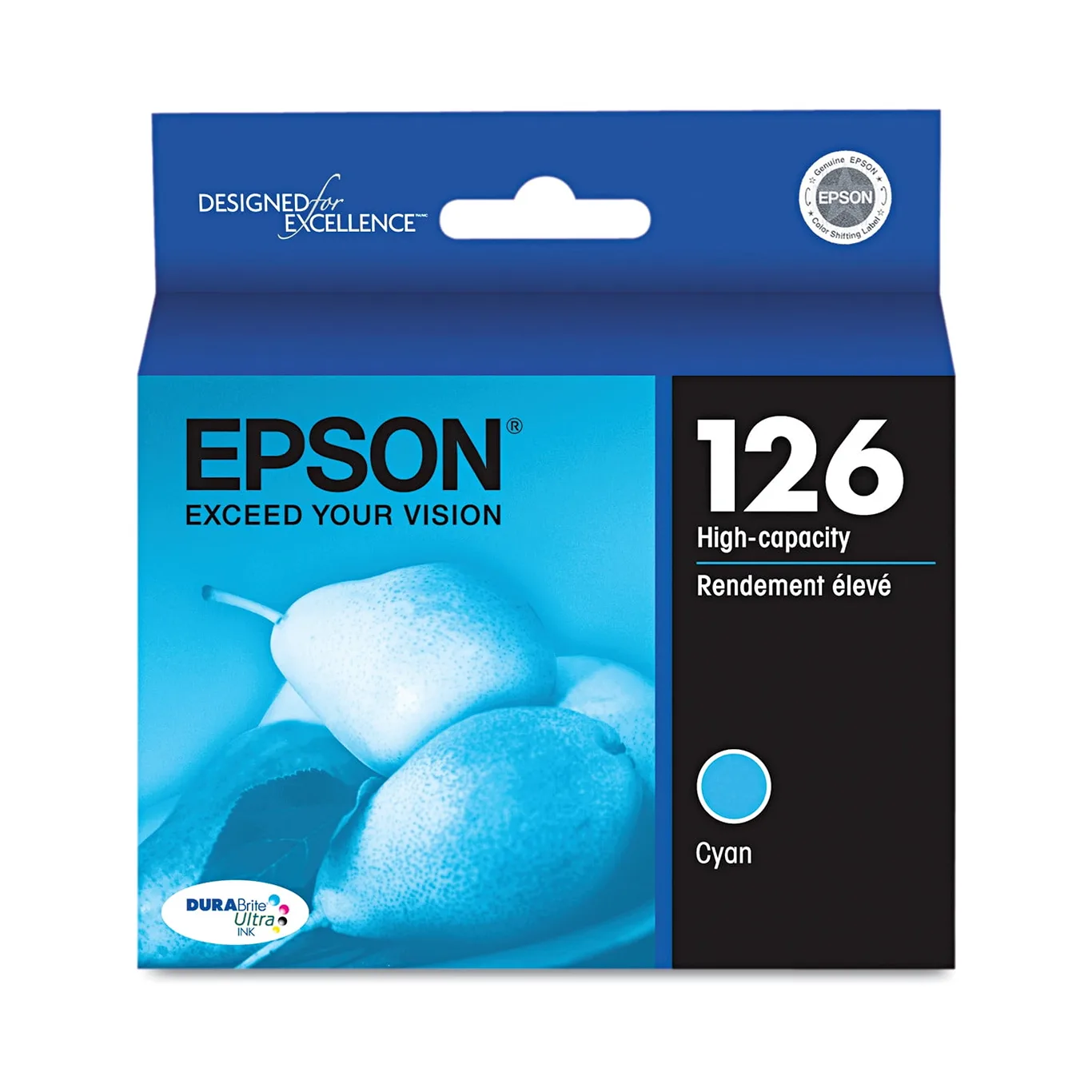 EPSON 126 DURABrite Ultra Cyan High Capacity Ink Cartridge (Premium Edition)