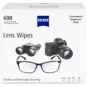 ZEISS Pre-Moistened Lens Cleaning Wipes | 600 Count