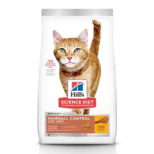 Hill's Science Diet Adult Hairball Control Light Chicken Recipe Dry Cat Food | 7 lb bag | 7 lbs