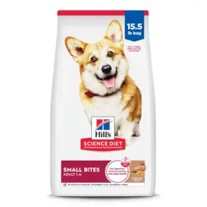 Hill's Science Diet Small Bites Lamb and Brown Rice Dry Dog Food | 15.5lb Bag | 15.5 lbs | Lamb Meal and Brown Rice