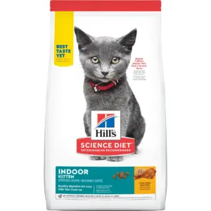 Hill's Science Diet Kitten Indoor Chicken Recipe Dry Cat Food | 7 lb bag