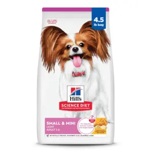 Hill's Science Diet Light Chicken and Barley Dry Dog Food | 4.5lb Bag | 4.5 lbs | Chicken Meal and Barley