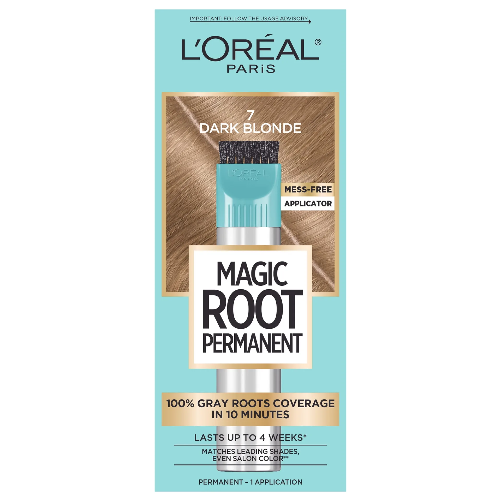 L'Oreal Paris Magic Root Rescue Permanent Hair Color | 7 Dark Blonde | 1
