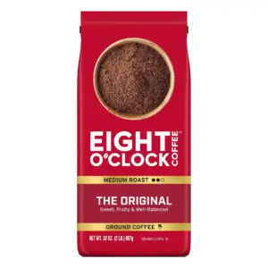 Pack of 2 | Eight Oclock Coffee The Original | 32 Ounce (Pack Of 1) Medium Roast Ground Coffee 100% Arabica | Sweet | Fruity | Well Balanced