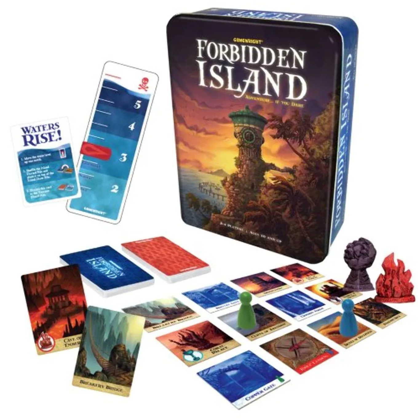 Gamewright | Forbidden Island – The Cooperative Strategy Survival Island Board Game | Ages 10+ | 2-4 Players