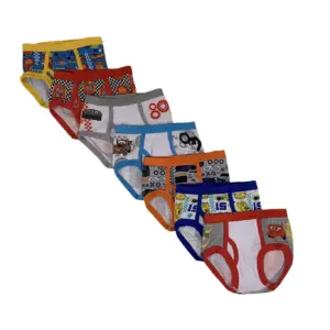 Cars Toddler Boy Brief Underwear | 7-Pack | Sizes 2T-4T | Multi-color | Multicolor