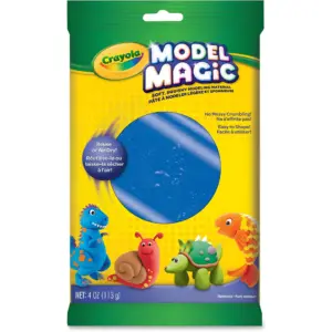 Crayola Model Magic Modeling Dough | Blue | Craft Supplies | Art Supplies | 4 Ounce Each