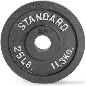 CAP Barbell Gray Olympic Cast Iron Weight Plate | 25 lb