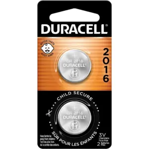 Duracell CR2025 3V Lithium Battery | Child Safety Features | 2 Count Pack | Lithium Coin Battery for Key Fob | Car Remote | Glucose Monitor | CR Lithium 3 Volt Cell