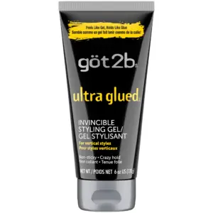 Got2b Ultra Glued Invincible Styling Hair Gel | 6 Ounce