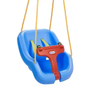 Little Tikes 2-Inch-1 Snug & Secure Swing | High Back Swing | Blue