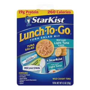 StarKist Lunch-to-Go Mix Your Own Tuna Salad Kit | 4.5 Ounce. Box | Chunk Light Tuna | Single