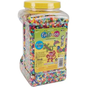 Perler 22,000 Multi-Mix Fused Bead Jar | Ages 6 & up