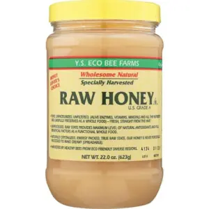 YS Organic Bee Farms Raw Honey Allergen-Free | 22 Ounce (623 g)