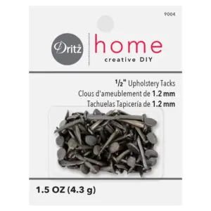 Dritz Home Upholstery Tacks | 1-1/2-Ounce | Black