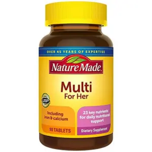 Nature Made Women's Multivitamin Tablets | 90 Count for Daily Nutritional Support | Single