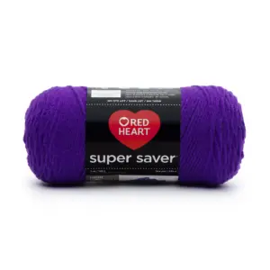 Red Heart Super Saver #4 Worsted Acrylic Yarn | Amethyst 7oz/198g 364yd | Single | 1