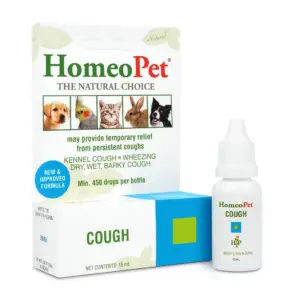 HomeoPet Cough Respiratory Health Supplement Solution for Pets | 15-Milliliter Bottle