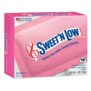 Sweet'N Low Zero Calorie Sweetener | 100 count | 3.5 Ounce