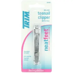 Trim Neat Feet Deluxe Toenail Clipper with File (Premium Edition)