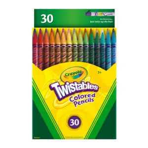 Crayola Twistable Colored Pencils | 30 Ct | School Supplies | Classroom Must Haves | Gifts for Teachers & Kids