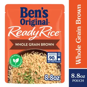 Ben's Original Ready Whole Grain Brown Rice | Easy Dinner Side | 8.8 Ounce Pouch | Single