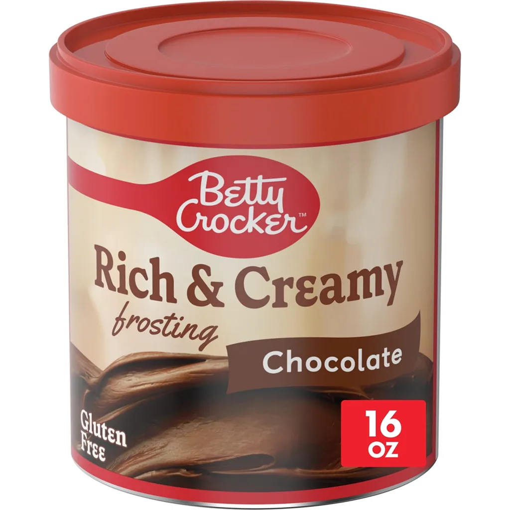 Betty Crocker Rich & Creamy Chocolate Frosting | Gluten Free | 16 Ounce | 1