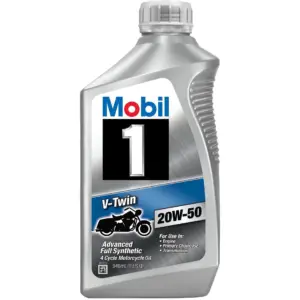 Mobil 1 106035 5W-50 Advanced Full Synthetic Motor Oil | 1 Quart (Pack of 6)