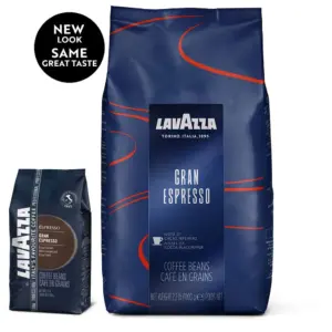 Lavazza Super Crema Whole Bean Coffee | Medium Espresso Roast | Arabica & Robusta Blend | 2.2 lb Bag | Package May Vary (Pack of 1)