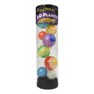 Great Explorations Glowing 3-D Planets Inch a Tube