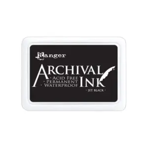 Ranger Archival 3 Jet Ink Pad Jumbo Black (Premium Edition)