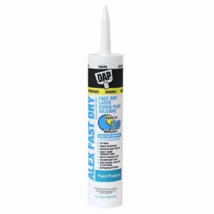 Dap Alex Fast Dry White Acrylic Latex Caulk 10.1 Ounce