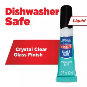 Loctite Glass Glue | Pack of 1 | Clear 2 g Tube