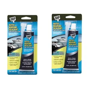DAP 00694 2.8 Ounce Silicone Rubber Auto/Marine Sealant