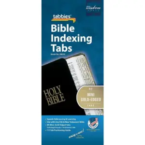 Bible Tab-Protestant-GP: Large Print Gold-Edged Bible Tabs | Book 1 (Large Print)