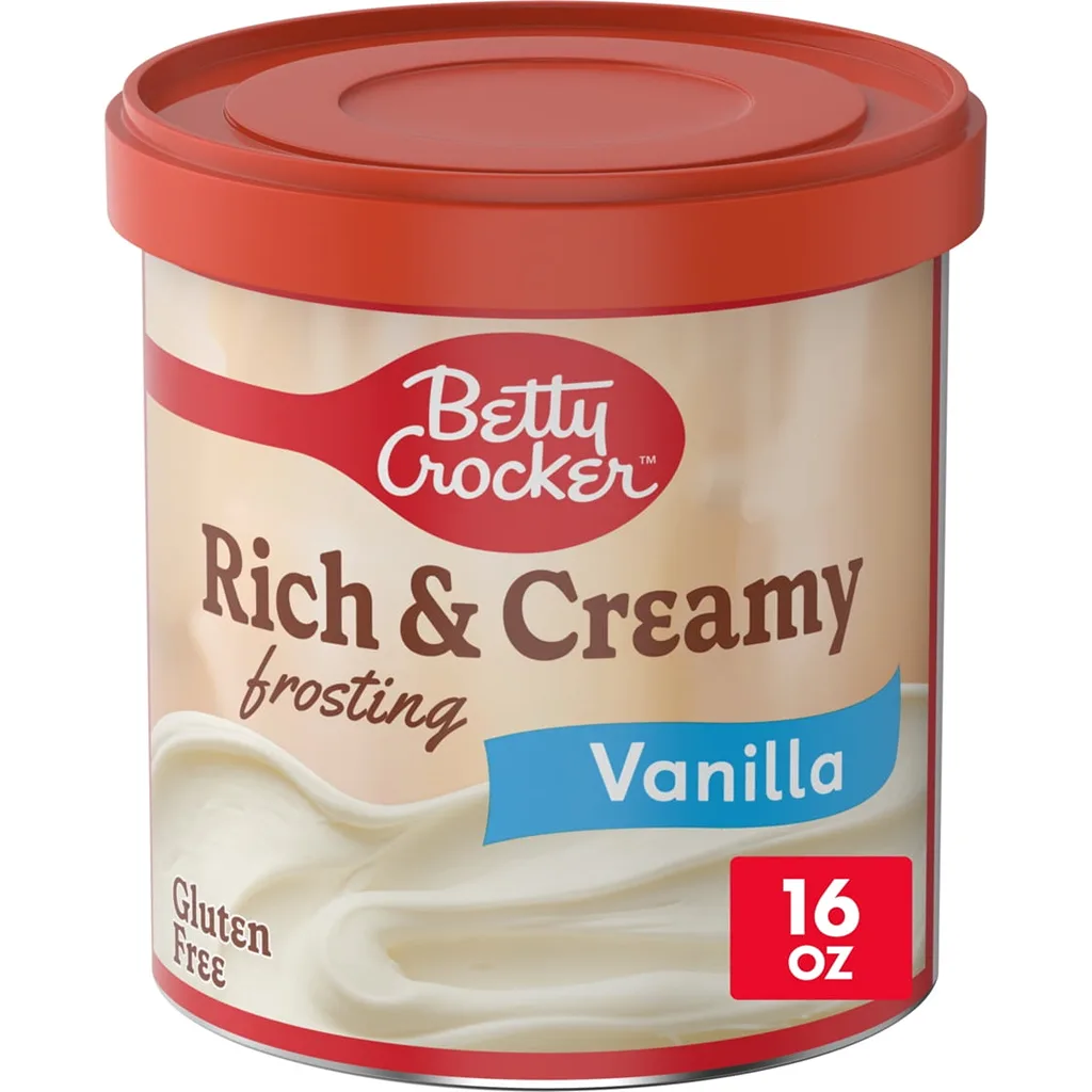 Betty Crocker Rich & Creamy Vanilla Frosting | Gluten Free | 16 Ounce | Single