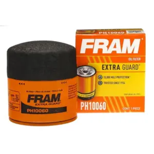 FRAM Extra Guard Oil Filter | PH10060 | 10K Miles | Replacement Oil Filter Fits Select Vehicles | Single