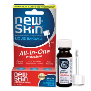 New-Skin Liquid Bandage | Waterproof Bandage for Scrapes & Minor Cuts | 0.3 fl Ounce | Single