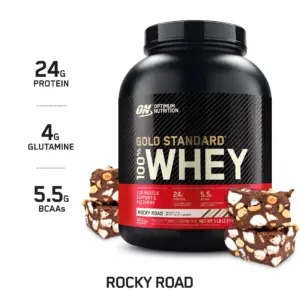 Optimum Nutrition | Gold Standard 100% Whey Protein Powder | Banana Cream | 5 lb | 73 Servings