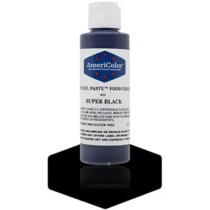 AmeriColor | Soft Gel Paste Food Color | Super Black 4.5 Ounce