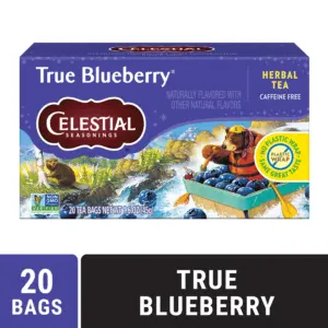 Celestial Seasonings True Blueberry Tea Herbal Tea | 20 Count Box