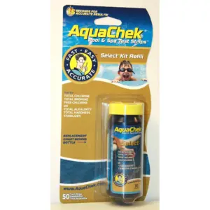 AquaChek 541640 Select Refill Swimming Pool & Spa 50 Chemical Test Strips