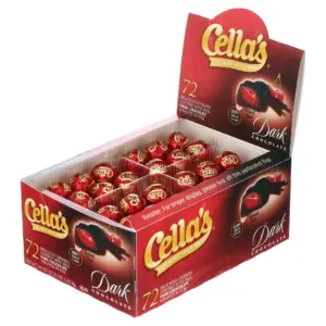 Cella's Dark Chocolate Covered Cherries | 72-Count Box