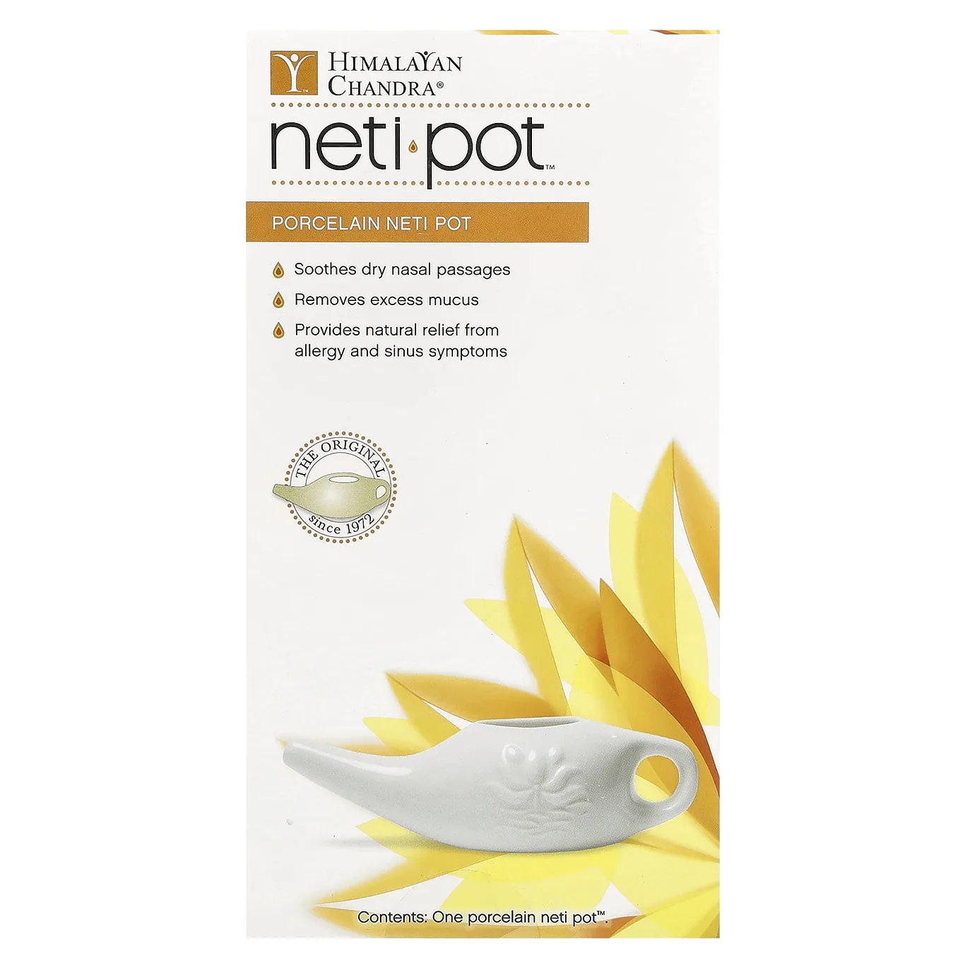 Himalayan Institute Ceramic Neti Pot 1 Pot (Premium Edition)