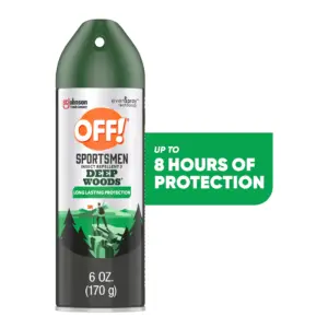 OFF! Sportsmen Deep Woods Insect Repellent 3 | 30% DEET Mosquito Spray | 6 Ounce