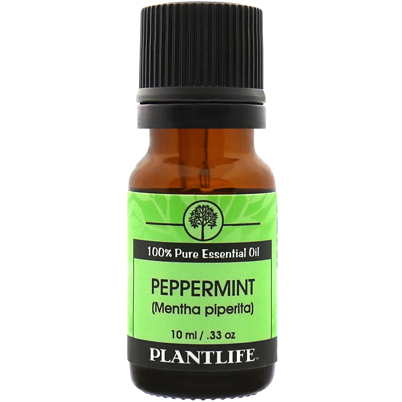 Plantlife Peppermint Aromatherapy Essential Oil | Straight From The Plant 100% Pure Therapeutic Grade | No Additives or Filters | 10 Milliliters
