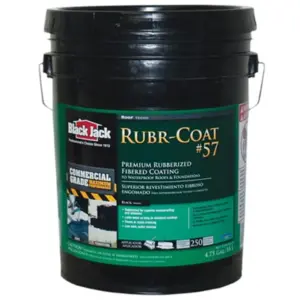 Gardner-Gibson Black Jack Rubr-Coat No. 57 Premium Rubberized Coating Exterior Black 4.75 Gl (Premium Edition)