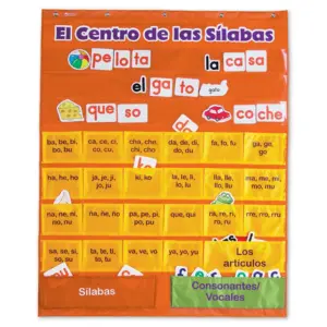 El Centro de las silabas Pocket Chart (Spanish Syllables) (Premium Edition)