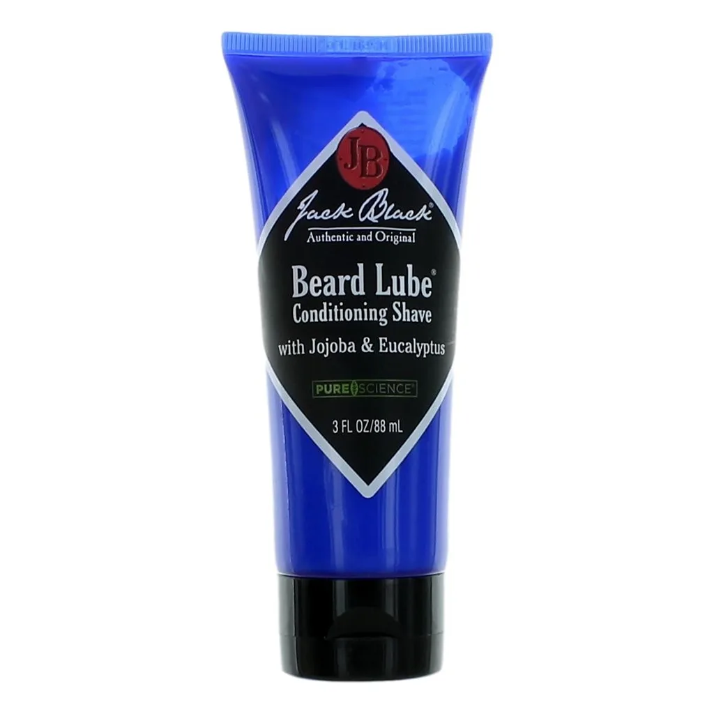 Beard Lube Conditioning Shave by Jack Black for Men | 3 Ounce Shaving Cream