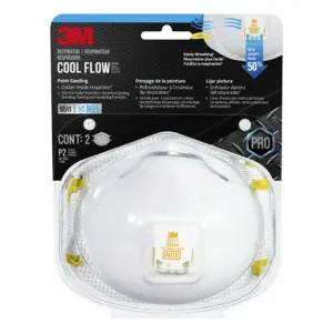 3M Cool Flow Valve Respirator 8511 | N95 | 2 per Pack